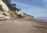 Cliffs receding into the distant ocean